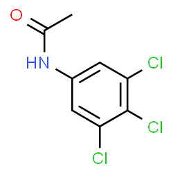 ChemSpider 2D Image | N-(3,4,5-Trichlorophenyl)acetamide | C8H6Cl3NO