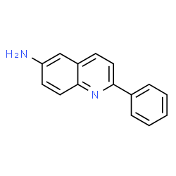 ChemSpider 2D Image | 2-Phenyl-6-quinolinamine | C15H12N2