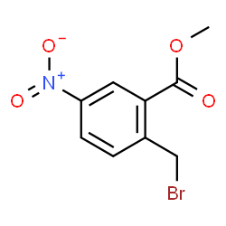 ChemSpider 2D Image | Methyl 2-bromomethyl-5-nitrobenzoate | C9H8BrNO4