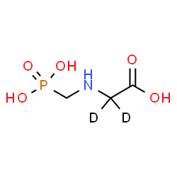 ChemSpider 2D Image | N-(Phosphonomethyl)(2,2-~2~H_2_)glycine | C3H6D2NO5P