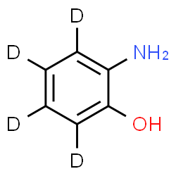 ChemSpider 2D Image | 2-Amino(~2~H_4_)phenol | C6H3D4NO