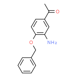 ChemSpider 2D Image | 3'-Amino-4'-(benzyloxy)acetophenone | C15H15NO2
