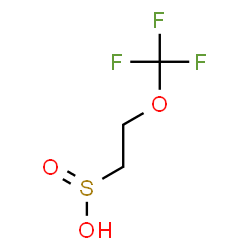 ChemSpider 2D Image | 2-(Trifluoromethoxy)ethanesulfinic acid | C3H5F3O3S