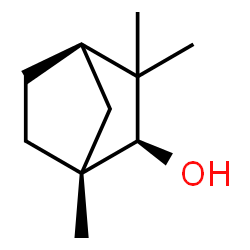 ChemSpider 2D Image | (1R,2S,4R)-1,3,3-Trimethylbicyclo[2.2.1]heptan-2-ol | C10H18O