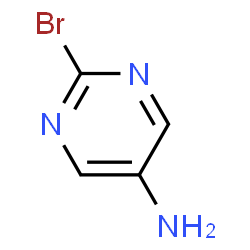 ChemSpider 2D Image | 2-Bromo-5-pyrimidinamine | C4H4BrN3