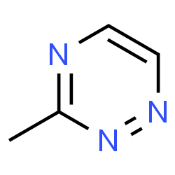 ChemSpider 2D Image | 3-Methyl-1,2,4-triazine | C4H5N3