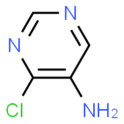 ChemSpider 2D Image | 4-Chloro-5-pyrimidinamine | C4H4ClN3