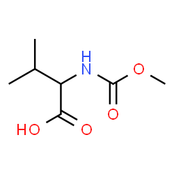 ChemSpider 2D Image | N-(Methoxycarbonyl)valine | C7H13NO4