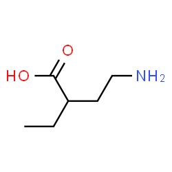 ChemSpider 2D Image | 4-Amino-2-ethylbutanoic acid | C6H13NO2