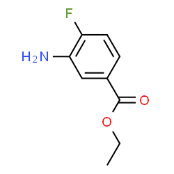ChemSpider 2D Image | Ethyl 3-amino-4-fluorobenzoate | C9H10FNO2