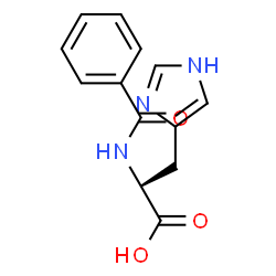 ChemSpider 2D Image | N-Benzoyl-L-histidine | C13H13N3O3