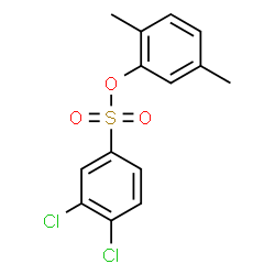 ChemSpider 2D Image | 2,5-Dimethylphenyl 3,4-dichlorobenzenesulfonate | C14H12Cl2O3S