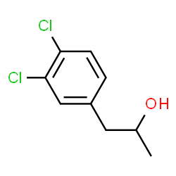 ChemSpider 2D Image | 1-(3,4-Dichlorophenyl)-2-propanol | C9H10Cl2O