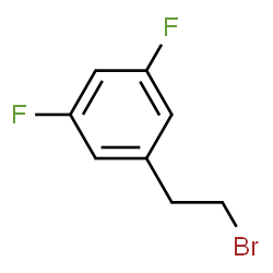 ChemSpider 2D Image | 1-(2-Bromoethyl)-3,5-difluorobenzene | C8H7BrF2