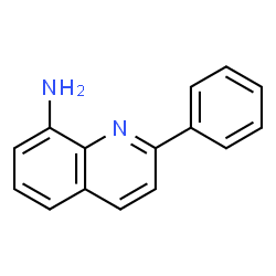ChemSpider 2D Image | 2-Phenyl-8-quinolinamine | C15H12N2