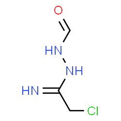 ChemSpider 2D Image | 2-Chloro-N'-formylethanimidohydrazide | C3H6ClN3O