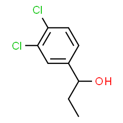 ChemSpider 2D Image | 1-(3,4-Dichlorophenyl)-1-propanol | C9H10Cl2O