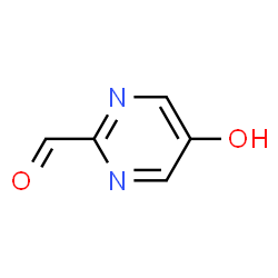ChemSpider 2D Image | 5-Hydroxy-2-pyrimidinecarbaldehyde | C5H4N2O2