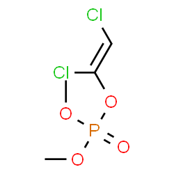 ChemSpider 2D Image | Dimethyl Dichlorovinyl Phosphate | C4H7Cl2O4P