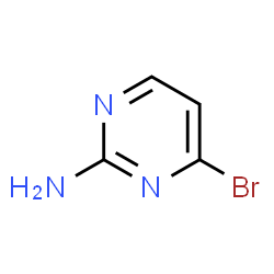 ChemSpider 2D Image | 4-Bromo-2-pyrimidinamine | C4H4BrN3