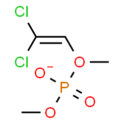 ChemSpider 2D Image | [2,2-dichlorovinyl(methyl)-$l^{3}-oxidanyl]-methoxy-phosphinate | C4H7Cl2O4P