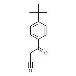 ChemSpider 2D Image | 4-tert-Butylbenzoylacetonitrile | C13H15NO