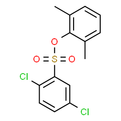 ChemSpider 2D Image | 2,6-Dimethylphenyl 2,5-dichlorobenzenesulfonate | C14H12Cl2O3S