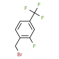 ChemSpider 2D Image | 1-(Bromomethyl)-2-fluoro-4-(trifluoromethyl)benzene | C8H5BrF4