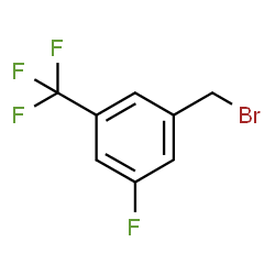 ChemSpider 2D Image | 1-(Bromomethyl)-3-fluoro-5-(trifluoromethyl)benzene | C8H5BrF4