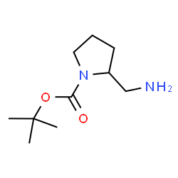 ChemSpider 2D Image | 1-Boc-2-(Aminomethyl)pyrrolidine | C10H20N2O2