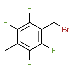 ChemSpider 2D Image | 1-(Bromomethyl)-2,3,5,6-tetrafluoro-4-methylbenzene | C8H5BrF4