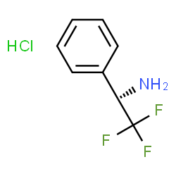 ChemSpider 2D Image | (R)-2,2,2-Trifluoro-1-phenylethylamine HCl | C8H9ClF3N