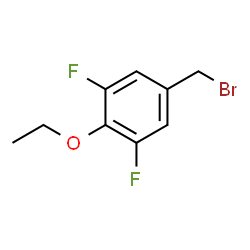 ChemSpider 2D Image | 4-Ethoxy-3,5-difluorobenzyl bromide | C9H9BrF2O