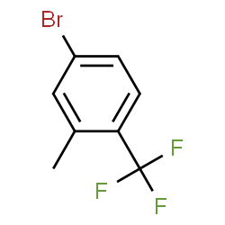 ChemSpider 2D Image | 4-Bromo-2-methyl-1-(trifluoromethyl)benzene | C8H6BrF3