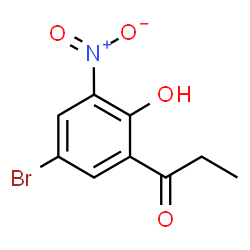 ChemSpider 2D Image | 5'-BROMO-2'-HYDROXY-3'-NITROPROPIOPHENONE | C9H8BrNO4