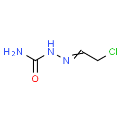 ChemSpider 2D Image | 2-(2-Chloroethylidene)hydrazinecarboxamide | C3H6ClN3O