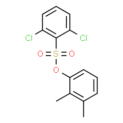 ChemSpider 2D Image | 2,3-Dimethylphenyl 2,6-dichlorobenzenesulfonate | C14H12Cl2O3S