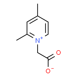 ChemSpider 2D Image | (2,4-Dimethyl-1-pyridiniumyl)acetate | C9H11NO2
