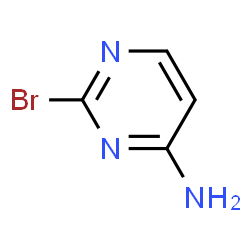 ChemSpider 2D Image | 2-Bromo-4-pyrimidinamine | C4H4BrN3