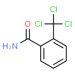 ChemSpider 2D Image | 2-(Trichloromethyl)benzamide | C8H6Cl3NO
