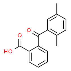 ChemSpider 2D Image | 2-(2,5-Dimethylbenzoyl)benzoic acid | C16H14O3