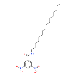 ChemSpider 2D Image | N-Hexadecyl-3,5-dinitrobenzamide | C23H37N3O5
