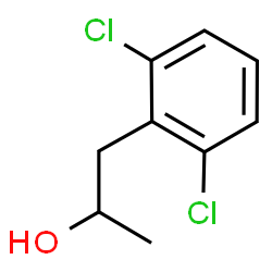 ChemSpider 2D Image | 1-(2,6-Dichlorophenyl)-2-propanol | C9H10Cl2O