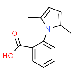 ChemSpider 2D Image | 2-(2,5-Dimethyl-1H-pyrrol-1-yl)benzoic acid | C13H13NO2