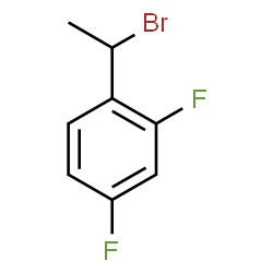 ChemSpider 2D Image | 1-(1-Bromoethyl)-2,4-difluorobenzene | C8H7BrF2