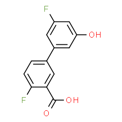 ChemSpider 2D Image | 3',4-Difluoro-5'-hydroxy-3-biphenylcarboxylic acid | C13H8F2O3