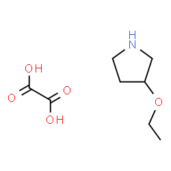 ChemSpider 2D Image | 3-Ethoxypyrrolidine oxalate | C8H15NO5