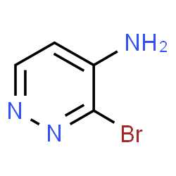 ChemSpider 2D Image | 3-Bromo-4-pyridazinamine | C4H4BrN3