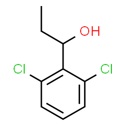 ChemSpider 2D Image | 1-(2,6-Dichlorophenyl)-1-propanol | C9H10Cl2O