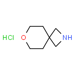 ChemSpider 2D Image | 7-Oxa-2-azaspiro[3.5]nonane hydrochloride | C7H14ClNO